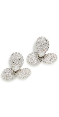 Jennifer Behr Amerie Earrings Crystal One Size