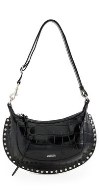 Isabel Marant Oskan Moon Crossbody Bag Black/Silver One Size