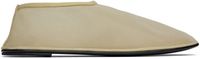 The Row Chaussons de style chaussette beiges