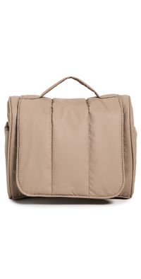 CALPAK Luka Hanging Toiletry Kit Chocolate One Size