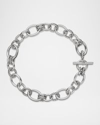 25mm DY Mercer Necklace with Diamonds in Silver