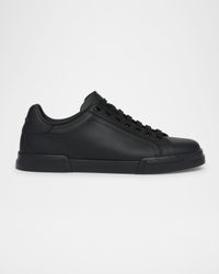 Men's Portofino Calfskin Low-Top Sneakers