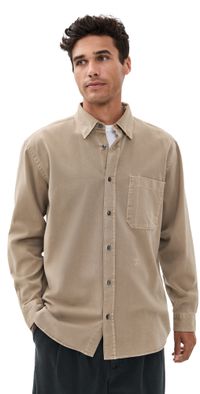 Closed Formal Army Shirt Rock Beige L
