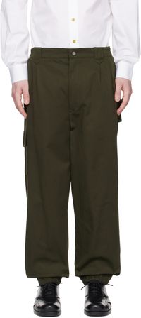 Vivienne Westwood Khaki Back Door Combat Cargo Pants