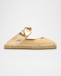 Reka Raffia and Leather Flats