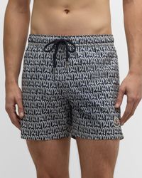 Men's M Logo Jacquard Swim Shorts