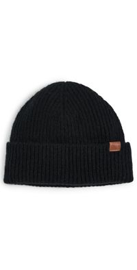 Faherty Wool Cashmere Watch Beanie Black One Size
