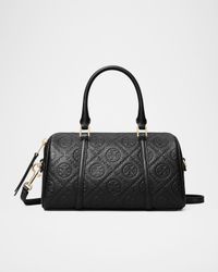 T Monogram Debossed Crossbody Bag