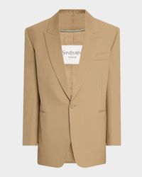 Men's Solid Gabardine Sport Coat