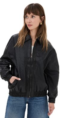 Lioness Kenny Woven Bomber Jacket Onyx XL