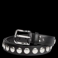 Jerome Dreyfuss - Ceinture ornée de rivets - Taille M - Noir