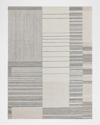 Castine Hand-Tufted Silver Rug, 6' x 9'