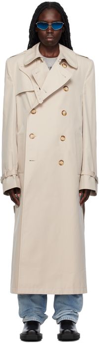 VTMNTS White Tailored Trench Coat
