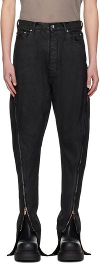 Rick Owens Black Bolan Banana Jeans