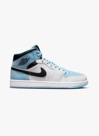 Nike - Air jordan 1 mid se ice blue black - Taille 45 - Bleu