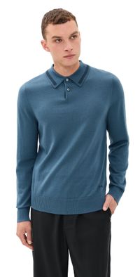PS Paul Smith Polo Sweater Petrol Blue M