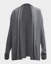 Cashmere Basic Open Cardigan