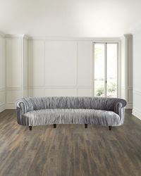 Romana Ruched Sofa, 122"
