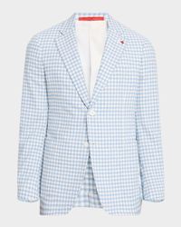 Men's Check Boucle Sport Coat