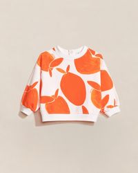 Emoi Emoi - Le sweat sam en coton bio - Taille 10A - Orange