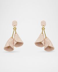 Raffia Calla Lily Earrings