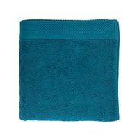 Coton Pur - Serviette de toilette 100 coton pigné - Taille 50x100 - Bleu