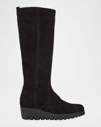 Ty Waterproof Suede Knee-High Boots
