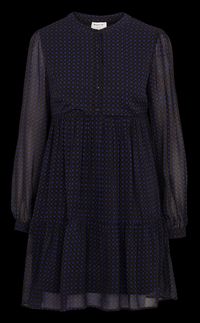 Maison 123 - Robe droite col mao - Taille XL - Bleu