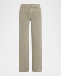 Le Slim Palazzo Modernist Pocket Jeans