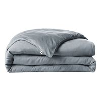 Housse de couette lysandre toutes dimensions lyocel l'effet papillon - Taille 240x220 cm - Gris