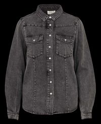 Maison 123 - Chemise droite en coton - Taille 44 - Gris