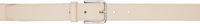 The Frankie Shop Beige Toni Leather Belt