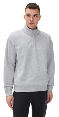 Beyond Yoga Luxefleece Half Zip Men's Pullover Light Heather Gray M