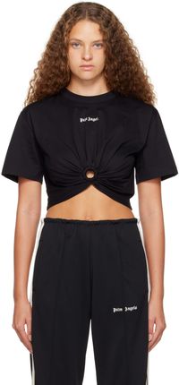 Palm Angels Black Cutout T-Shirt