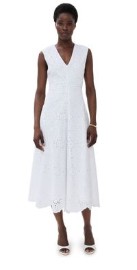Veronica Beard Aven Dress White 2