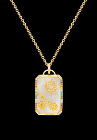Lavani Jewels - Collier carte de tarot - Taille Unique - Blanc