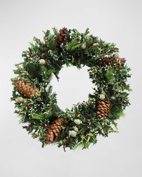 Pointed Holly Wreath