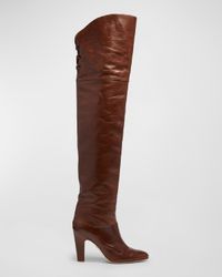 Eve Leather Over-The-Knee Boots
