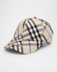 Men's Check EKD Baseball Cap