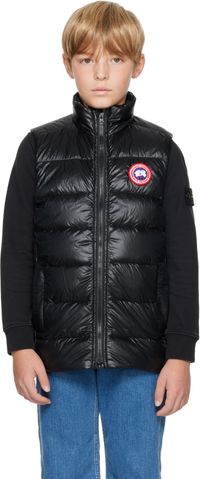 Canada Goose Kids Kids Black Crofton Down Vest