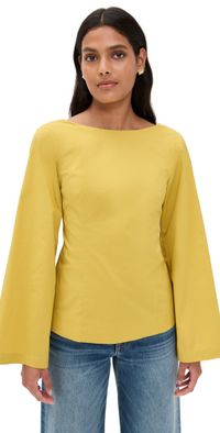 STAUD Mina Top Chartreuse XL