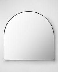 Aranya 36" Wide-Arch Wall Mirror, Black