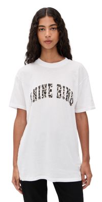 ANINE BING Walker Tee Anine Bing Leopard Ivory XS