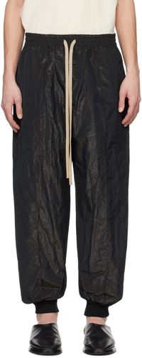 Fear of God Pantalon de survêtement noir à nervures