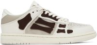 AMIRI Off-White & Gray Skeltop Low Sneakers