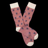 Royalties - Chaussettes en coton mélangé - Taille 40/45 - Rouge