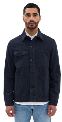 Alex Mill Garment Dyed Work Jacket Dark Navy XS