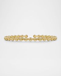 14K Yellow Gold Bujukan Open Bangle
