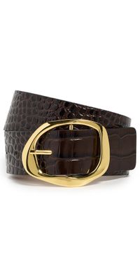 B-Low The Belt Edmond Croco Belt Chocolate/Gold XL