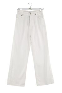 Rouje - Seconde Main - Jean droit en coton - Taille L - Blanc